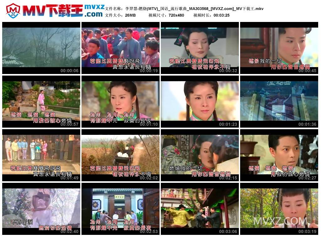 李羿慧-燃烧(MTV)_国语_流行歌曲_MA303568